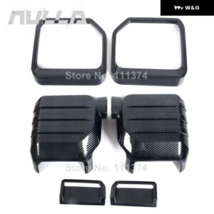 トヨタ ランドクルーザー 250 プラド LC250 2024 2025 リアビューミラー バイザー カバー 装飾 レインシェード フレーム カーアクセサリー