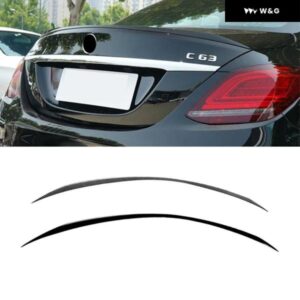 メルセデスベンツ C クラス W205 C180 C200 C260 C43 C63 AMG 2015 ~ 2021 カーパーツ テールウィング リア トランク リップ スポイラー トリム ステッカー