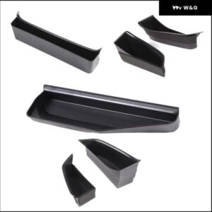 ABS製 車ドアインナーハンドル アームレスト 収納 ボックス 携帯電話トレイ BMW 1 2シリーズ F40 F44 2020+ オートアクセサリー LHD