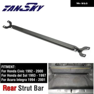 リアストラットバー ブラック 92-00 シビック EG EK/93-97 デルソル /94-01 インテグラ DC2 EPAA01G02K