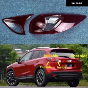 マツダCX-5 CX5 2013 - 16 カーアクセサリー テールライト シェル テールランプカバー リアシグナル パーキング ライト マスク
