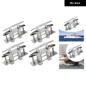 ロープロファイル係留ロープクリート 汎用 簡単に取り付けられるマリンドックデッキクリート