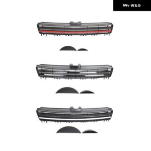 5G0853651 フロントアッパーセンター グリル アクセサリー 高性能プレミアムスペアパーツ 取り付け簡単 ラジエーター グリル 5G0853653