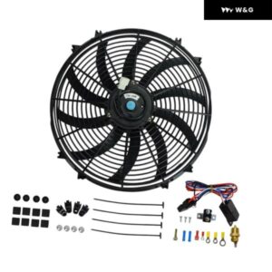 汎用 プレミアムリペアパーツカーアクセサリー16インチスリムファン プッシュ プル