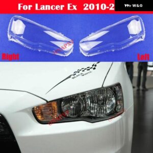ヘッドランプ キャップ 三菱 ランサー EX 2010-2016 車用 フロント ヘッドライト レンズ シェル ヘッドライト カバー ランプシェード ランプガラスケース