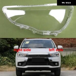 三菱 ASX 2013 - 18 ヘッドライト カバー ランプシェード ク リアランプ シェード ヘッドランプ シェルレンズ プレキシガラス