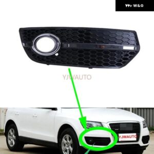 アウディ Q5 2009 - 12 フォグランプ カバー 車用 フォグランプ ベントベース フロント バンパー ドライビング フォグランプ サポート