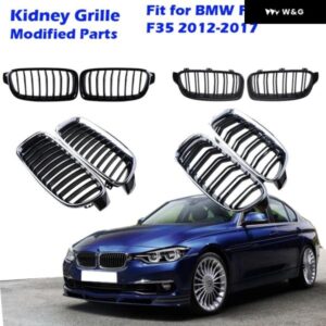 フロントキドニー グリル クロームメッキ レーシング グリル BMW 3シリーズ F30 F31 F35 2012-2019 セダン カーアクセサリー