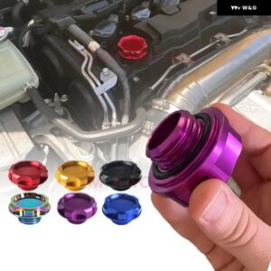 レーシング スタイル カー エンジン オイルキャップカー カスタム アルミ ラジエーター 燃料 フィラー タンクカバー ホンダ シビック