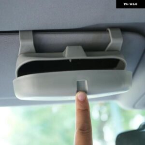 車アクセサリー メガネ ケース 車用サン バイザー サングラス ホルダー 車両 トヨタ カローラ CHR C-HR RAV4 アベンシス プリウス ヤリス プラド