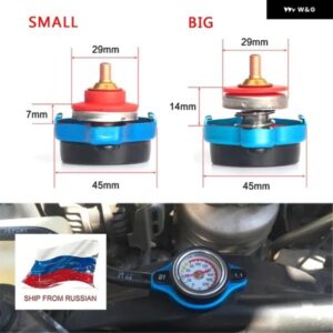 車 オートバイ バイク スタイリング サーモ ラジエーター キャップ タンク カバー 水温計 ユーティリティ セーフ付き 0.9 BAR/1.1 BAR/1.3 BAR