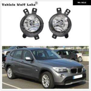 車用 フォグランプ BMW X1 E84 2009-15 フロントハロゲン フォグランプ フォグランプ 左右 電球 付き