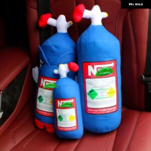 汎用 NOS亜酸化 ボトルぬいぐるみ ぬいぐるみソフトターボ クッション 車 装飾 ヘッドレスト シートネック