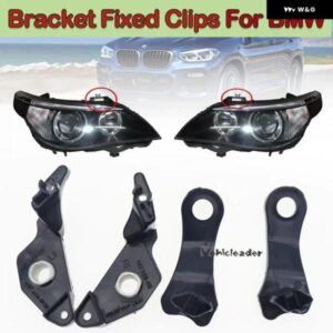車用フロント ヘッドライト BMW 5シリーズ E60 E61 ヘッドランプ リペアキット ブラケット クリップ 63126949634 63126949633 63126941478 63126942478