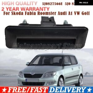 リア トランク ロックリリースハンドルスイッチ 5J0827566E シュコダ ファビア 2007-2015 ルームスター 2006-2010 アウディ A1 VW ゴルフ