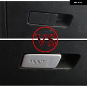 車用副パイロット グローブ ボックス ドアボウルハンドルカバー トリム ジープ レネゲード 2014 -2022 LHD カーアクセサリー