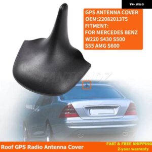 ルーフ GPS ラジオ アンテナカバー ブラック メルセデス ベンツ W220 S430 S500 S55 AMG S600 GPS アンテナ タイヤ 2208201375