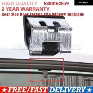 リアサイドドアカーテンクリップウィンドウサンシェード ルノーメガーヌMK2フルエンスリアドアカーテンクリップ8200163859