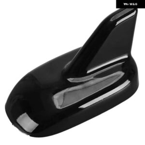 汎用 ブラックABS自動車用シャークフィンルーフアンテナ 装飾 アンテナカバー