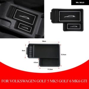 車用 アームレスト 収納 ボックス 収納 トレイ フォルクスワーゲン ゴルフ 5 MK5 ゴルフ 6 MK6 GTI 2010-2013 カー スタイリング アクセサリー