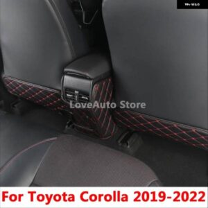 車用リアキック防止 パッド リアカバー バック アームレスト マット トヨタ カローラ 2019-22 カーアクセサリー
