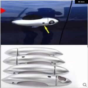 カーボン ABS 8個 車 外装 ドアハンドル グラブカバー トリム ステッカー スタイリング アルファロメオ ジュリアステルヴィオ2017