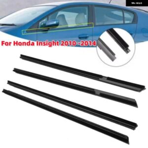 4個 ドア窓ガラスウィンドウシールモールディング トリム ホンダ インサイト 2010-2014