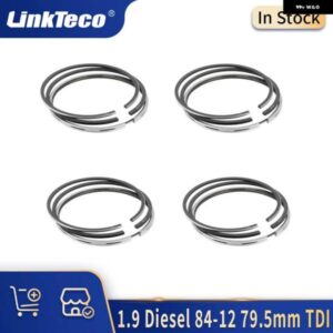 4X STD エンジン 高低出力 ピストンリングセット キット 1.9 L T TDI ディーゼル 84-12 アウディ FORD MULTICAR SEAT SKODA VW 6K1 6K2 6K5 1H2