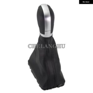 VW ゴルフ 7 MK7 GTI GTD 2014-16 カー スタイリング オートマチックギアスティック シフト ノブ PUレザー ブーツ 付き