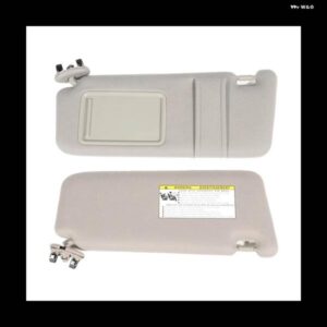 ベージュ車用サンバイザー シェード 左右ペア トヨタ カムリ 2007-2011 サンルーフなし