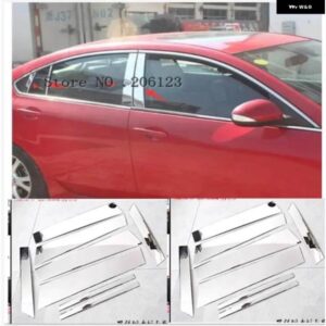 8個 ステンレス ウィンドウ トリム センターピラー B+C ピラー カバー 6個 トリム マツダ 6 2009-12