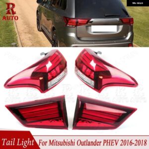 LED リア テールライト 三菱 アウトランダーPHEV 2016-21 車用シグナルブレーキランプ バンパー ハザード灯