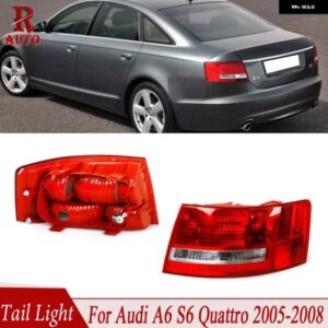 テールライト ブレーキライト カーライト アセンブリ 4F5945096M 4F5945095M バルブ 無 アウディ A6 S6 QUATTRO 2005 2006 2007 2008