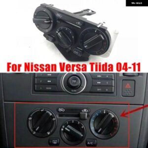 日産 ヴァーサ ティーダ 04-11 エアコン ヒーター クライメート コントロール パネル スイッチ ボタン