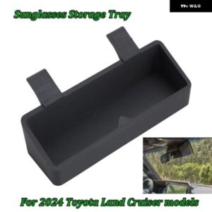 2024年式 トヨタ ランドクルーザー 4ドア用バックミラー サングラストレイ ホルダー 車内アクセサリー メガネ ホルダー