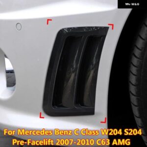 フロント バンパー サイドウィンドナイフ メルセデス ベンツ C クラス W204 S204プレフェイスリフト2007-2010 C63 AMG 装飾
