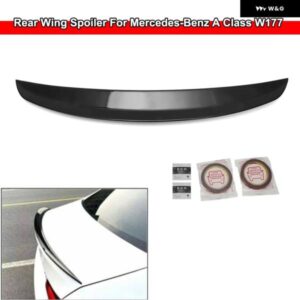 リア トランク スポイラー メルセデス ベンツ A クラス W177 A180 A200 A250 A45 A35 2019+ リア トランク ブートリップ ウィングスポイラー ABS ブラック