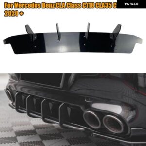 メルセデス ベンツ CLA クラス C118 CLA35 CLA45 AMG 2020-2021 車用 リア バンパー ディフューザー スポイラー リップ テール バンパー プロテクター