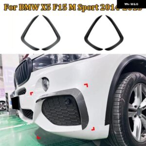 BMW X5 F15 M スポーツ 2014-2018 車用 フロント バンパー スポイラー フォグランプ トリム カバー エアナイフ スプリッター フォグランプ トリム ブレード