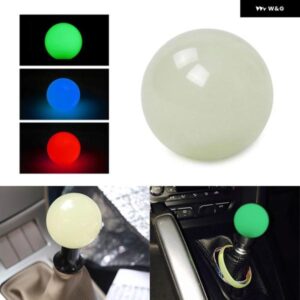 汎用 カー用 グリーン/ブルー/レッド 暗闇で光る シフト ノブ マニュアル /オートマチック ショートスローギア シフター アダプター 付き