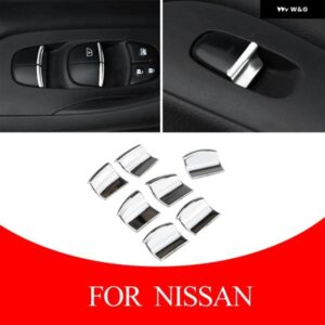 日産 エクストレイル T32 キャシュカイ J11 ティアナ マキシマ ローグ ヴァーサ マーチ ABS カーウィンドウリフター スイッチ ボタン カバー トリム