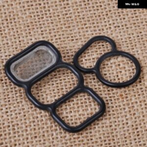 上部 + アンダースプール バルブ VTEC ソレノイド ガスケット フィルター シール Oリング 15825-P0A-005 15825P0A015 ホンダ アコード アキュラ インサイト