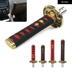 汎用 サムライソード シフト ノブ 200MM / 260MM サムライナイフ シフト ノブ アダプター 付き