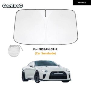 日産 GT-R 車用サンシェード サンシェード フロント リアウィンドウフィルム フロントガラス バイザー カバー UVカット リフレクター アクセサリー