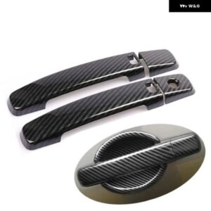 日産 パスファインダー R51 2005 - 2012 カーボン クローム カー ドアハンドル カバー トリム ステッカー カー スタイリング アクセサリー