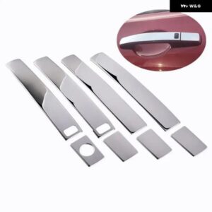 日産 キャシュカイ 2007 - 13 ステンレス ドアハンドル カバー トリム セット カーアクセサリー オーバーレイ