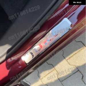 日産 ジューク 2010 - 20 ステンレス ドアシル スカッフプレート カバー トリム