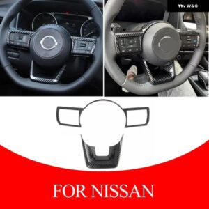 日産 エクストレイル T33 キャシュカイ J12 ローグ パスファインダー 車 ステアリングホイール パネル ノブカバー トリム ステッカー アクセサリー