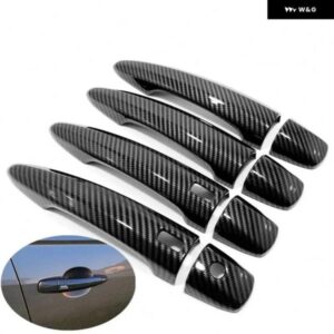 日産 セントラ ブルーバード シルフィ 2020 2021 2022 カーボン クローム カー ドアハンドル カバー ステッカー スタイリング アクセサリー