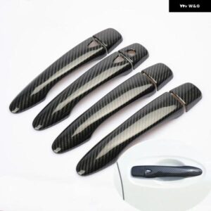 日産 アルメーラ ヴァーサ 2020 2021 MK4 N18 カーボン クローム ドアハンドル カバー キャッチキャップ トリム モールディング アクセサリー